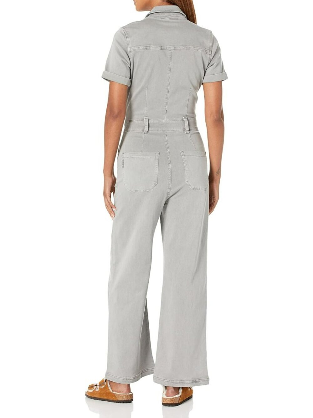 PAIGE $279 Carly Jumpsuit Short Sleeve Wide Leg Drawstring Stretchy - Picture 15 of 15
